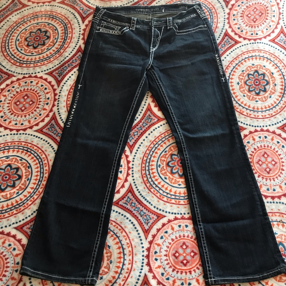 Cowgirl Tuff jeans - dark